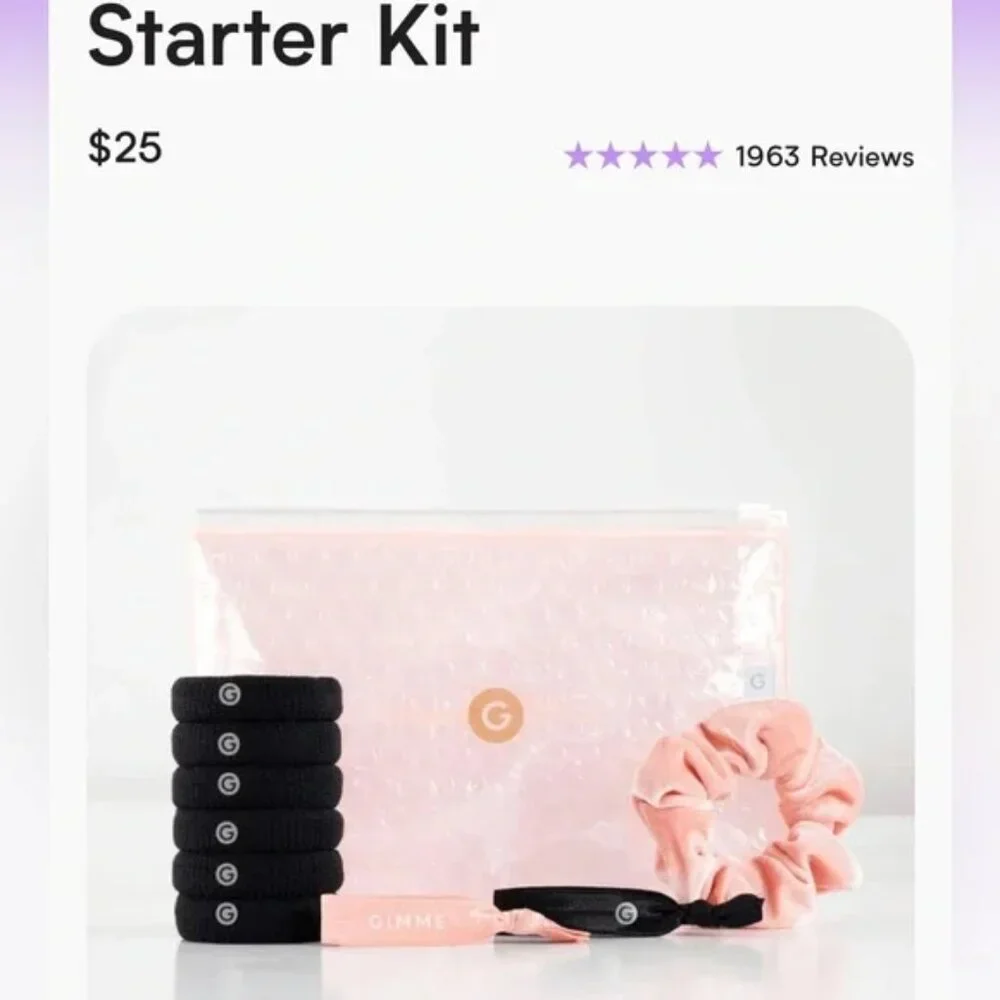 GIMME BEAUTY Hair Bands 9-Piece Starter Kit NEW IN‎ PACKAGE!!!